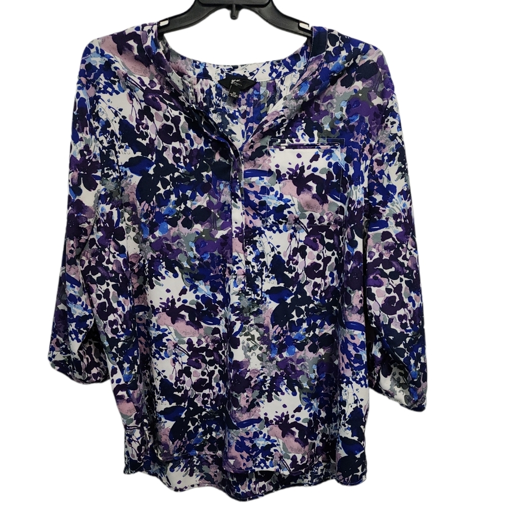 GNW purple and blue top sz 3X.